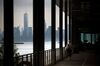 One World Trade Center stands in lower Manhattan as seen from the Empire Outlets mall in the Staten Island borough of New York, U.S., on Friday, July 5, 2019. U.S. stocks fell from records, Treasuries tumbled and the dollar jumped after a strong monthly jobs report clouded the case for Federal Reserve rate cuts.