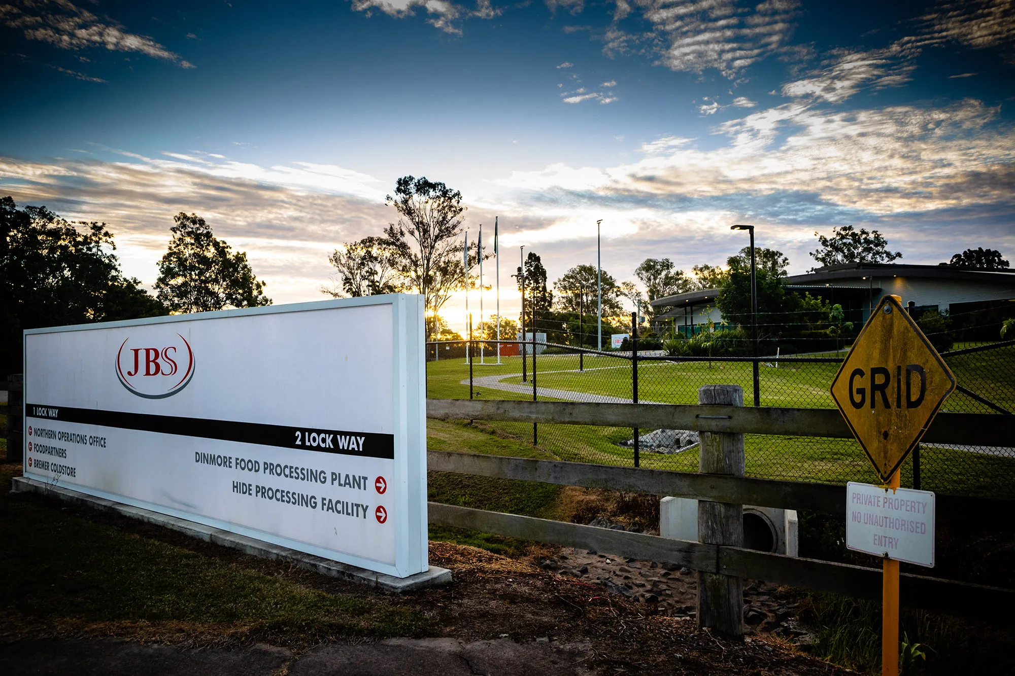 The northern Australian offices of JBS Foods.