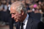 King Charles III arrives at Buckingham Palace on Sept. 9.