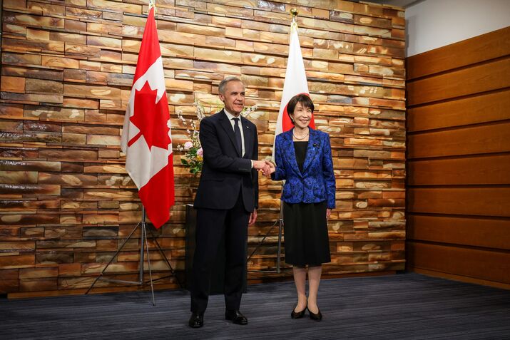 Canada's Prime Minister Mark Carney in Japan