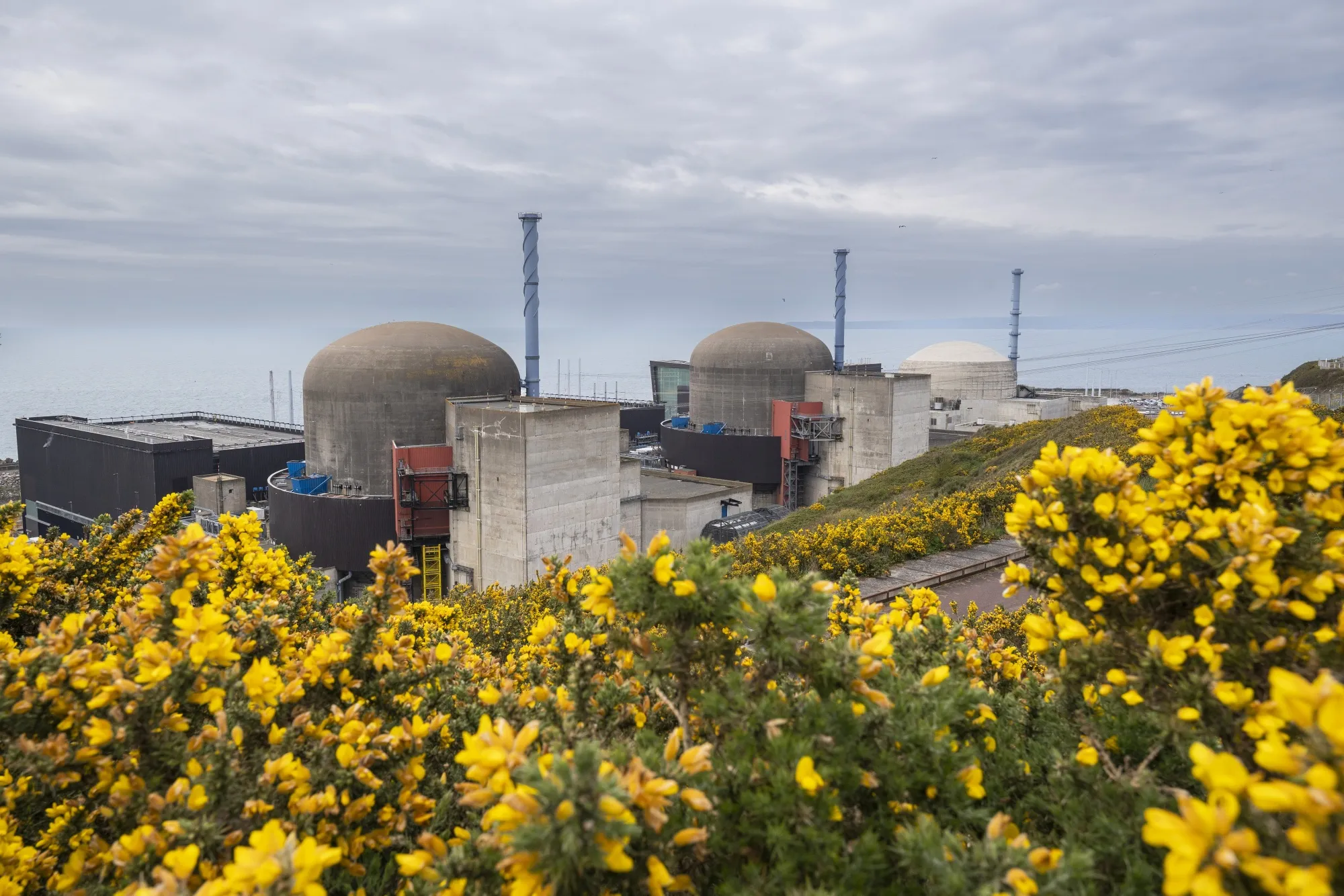 The Flamanville nuclear plant, operated by EDF&nbsp;in Flamanville, France.
