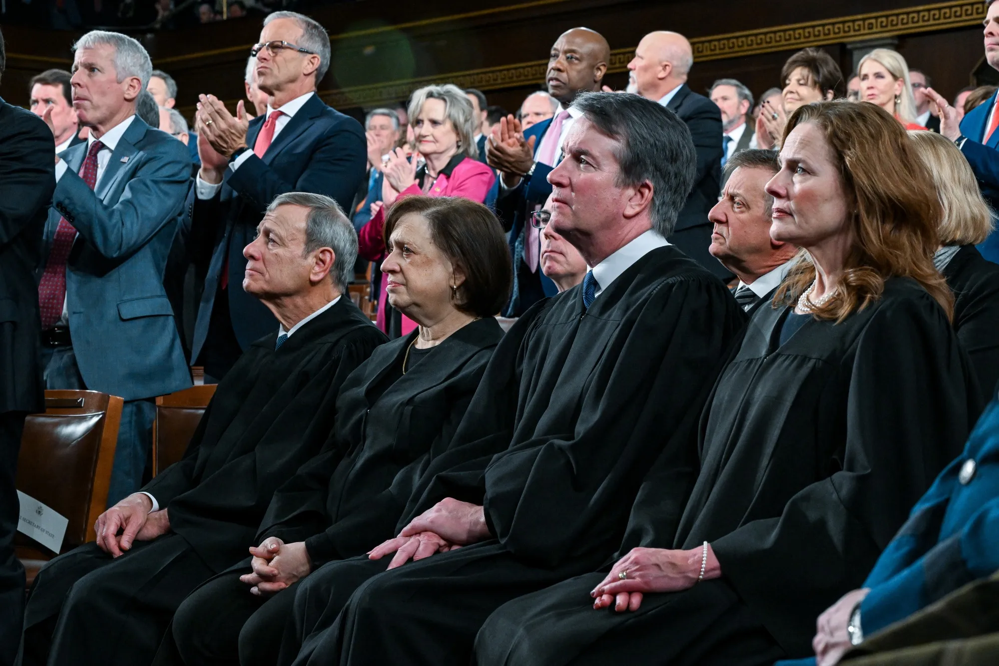 Only four justices attended&nbsp;the&nbsp;State of the Union address.