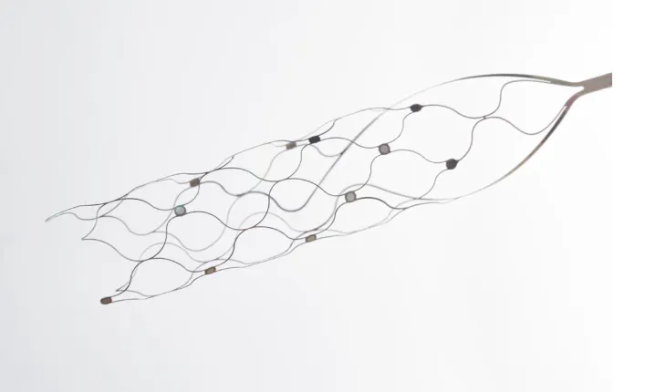 Synchron’s Stentrode is inserted through the circulatory system and sits in a blood vessel atop the brain.