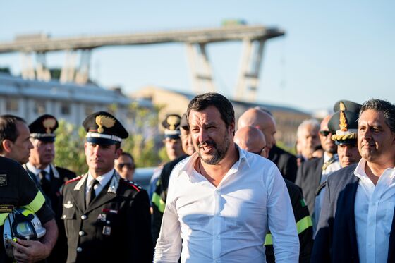 Atlantia Sinks as Italy Proceeds With Revoking Toll-Road License