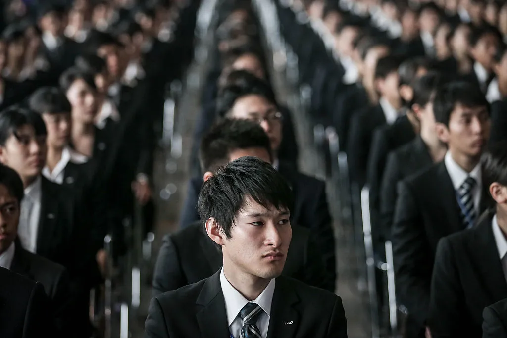 Most young Japanese still prefer joining big companies.
