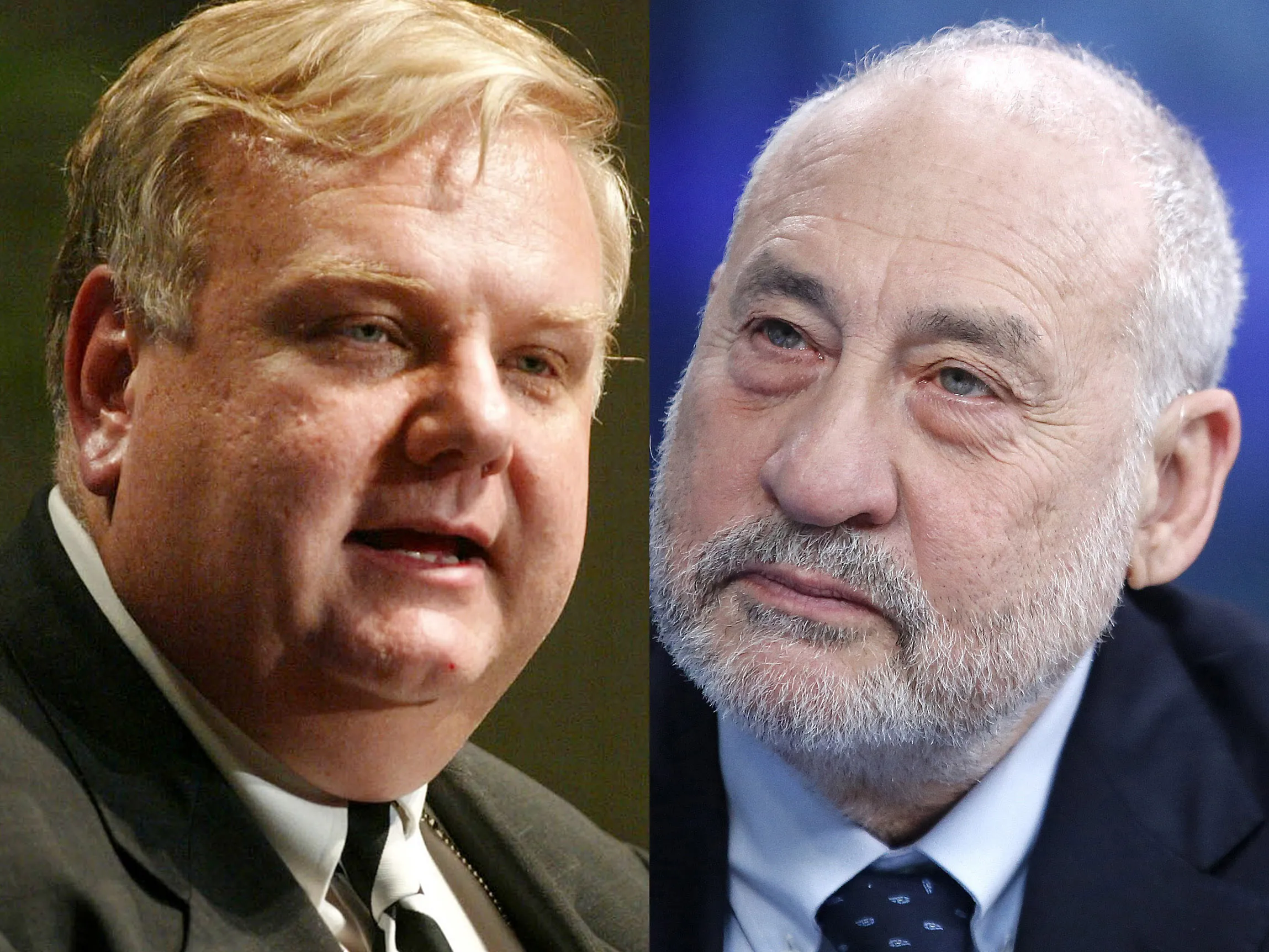 Lawrence Lindsey and Joseph Stiglitz