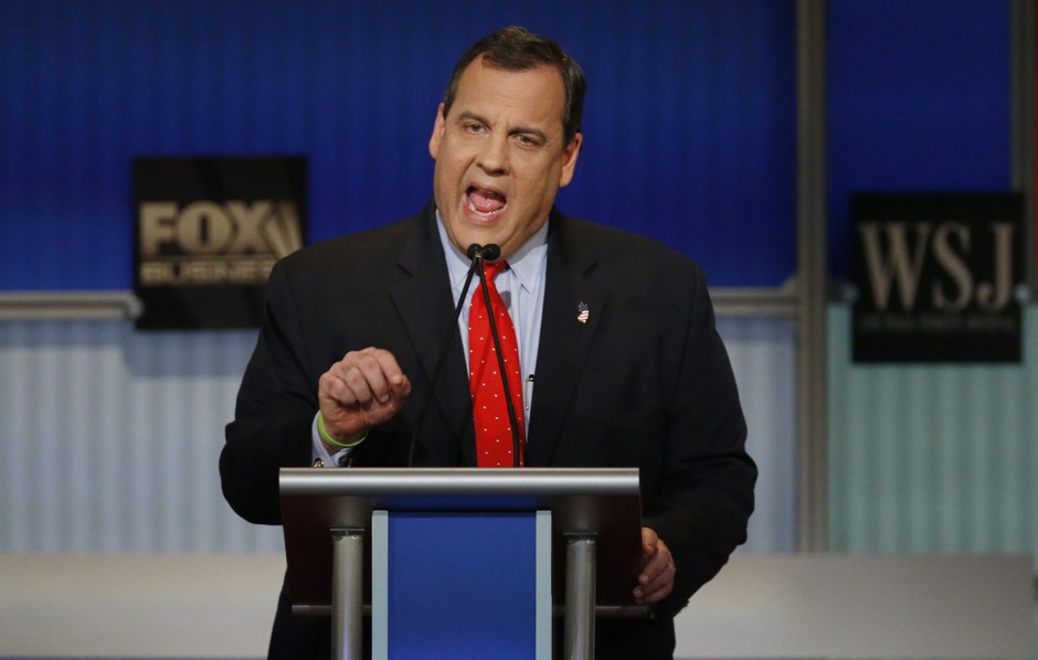 New Jersey Governor Chris Christie, pictured during the most recent Republican presidential debate, said this week that the U.S. should not accept even 5-year-old orphan refugees from Syria.