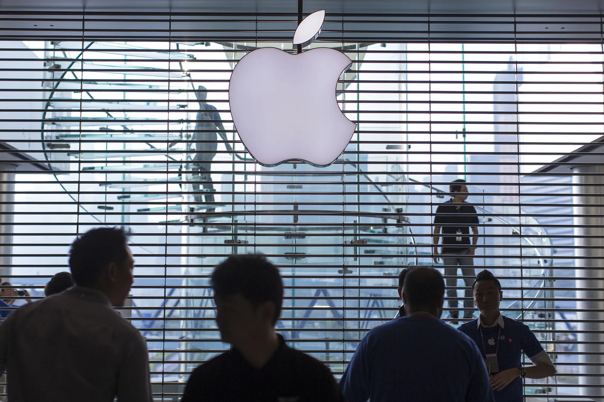 An Apple Inc. store in Hong Kong.
