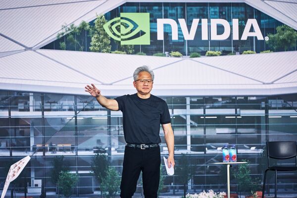 Nvidia CEO Jensen Huang Attends Groundbreaking Event in Taipei