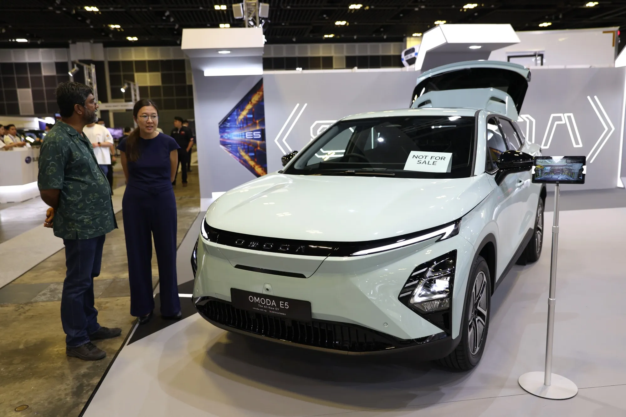 A Chery Automobile Co. Omoda E5.