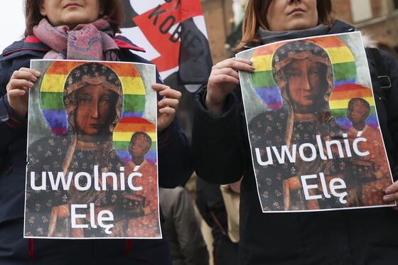 Poland Ignites Outrage With Crackdown on Virgin Icon’s LGBT Halo