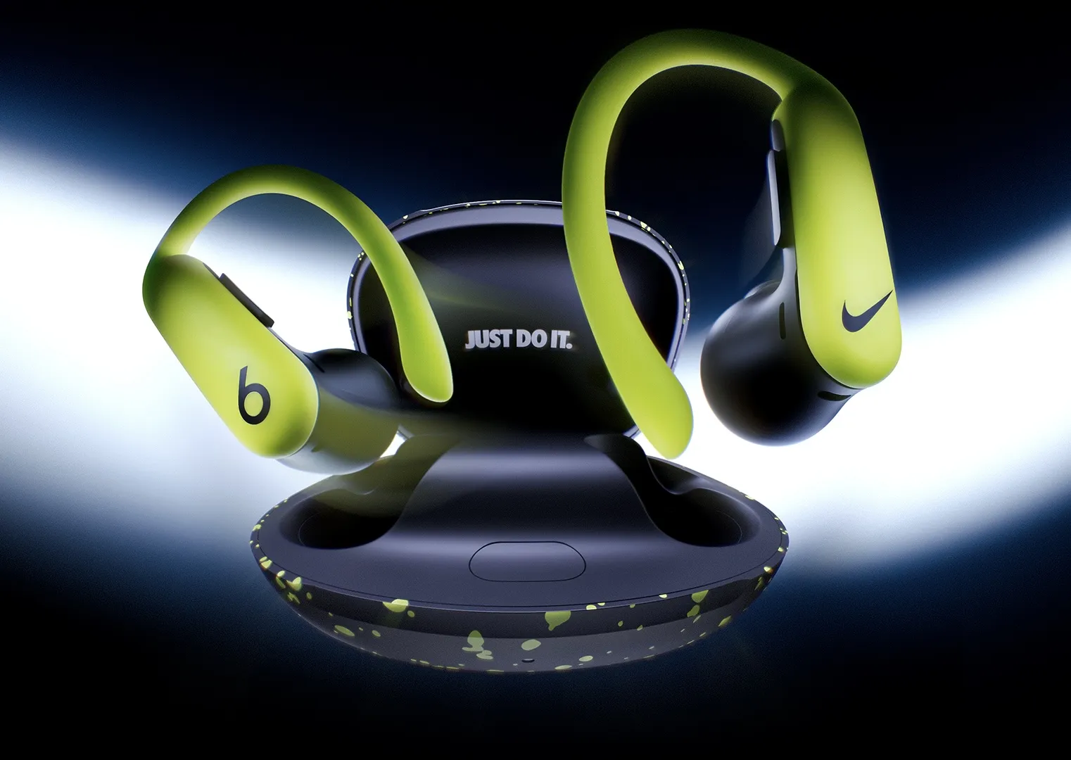 The special edition earbuds come in Nike’s signature&nbsp;“Volt” color.