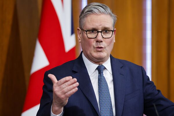 UK Prime Minister Keir Starmer News Conference