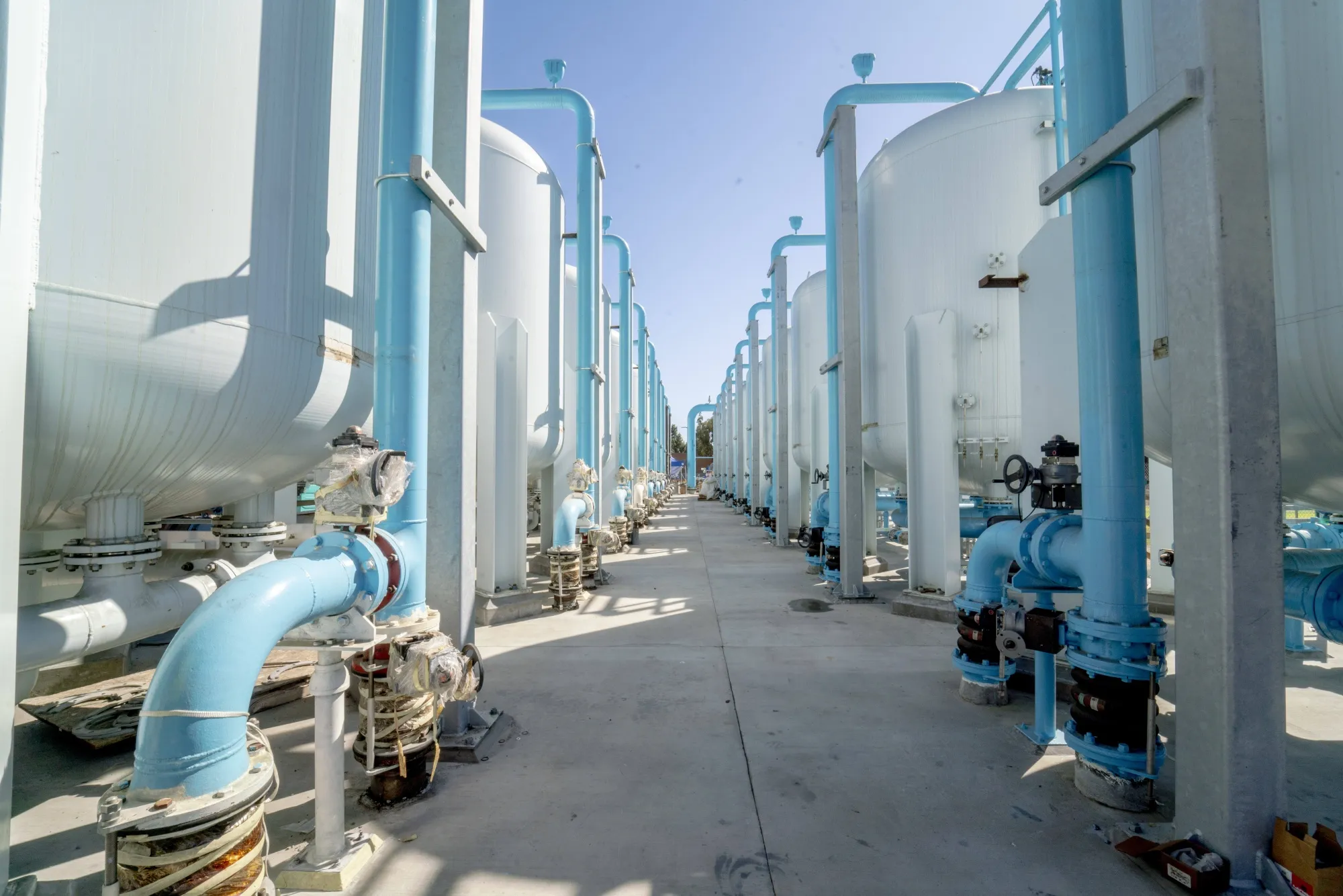 At a groundwater cleanup facility in Los Angeles, water will pass through tanks that remove any&nbsp;remaining hydrogen peroxide, producing water that is safe to drink.