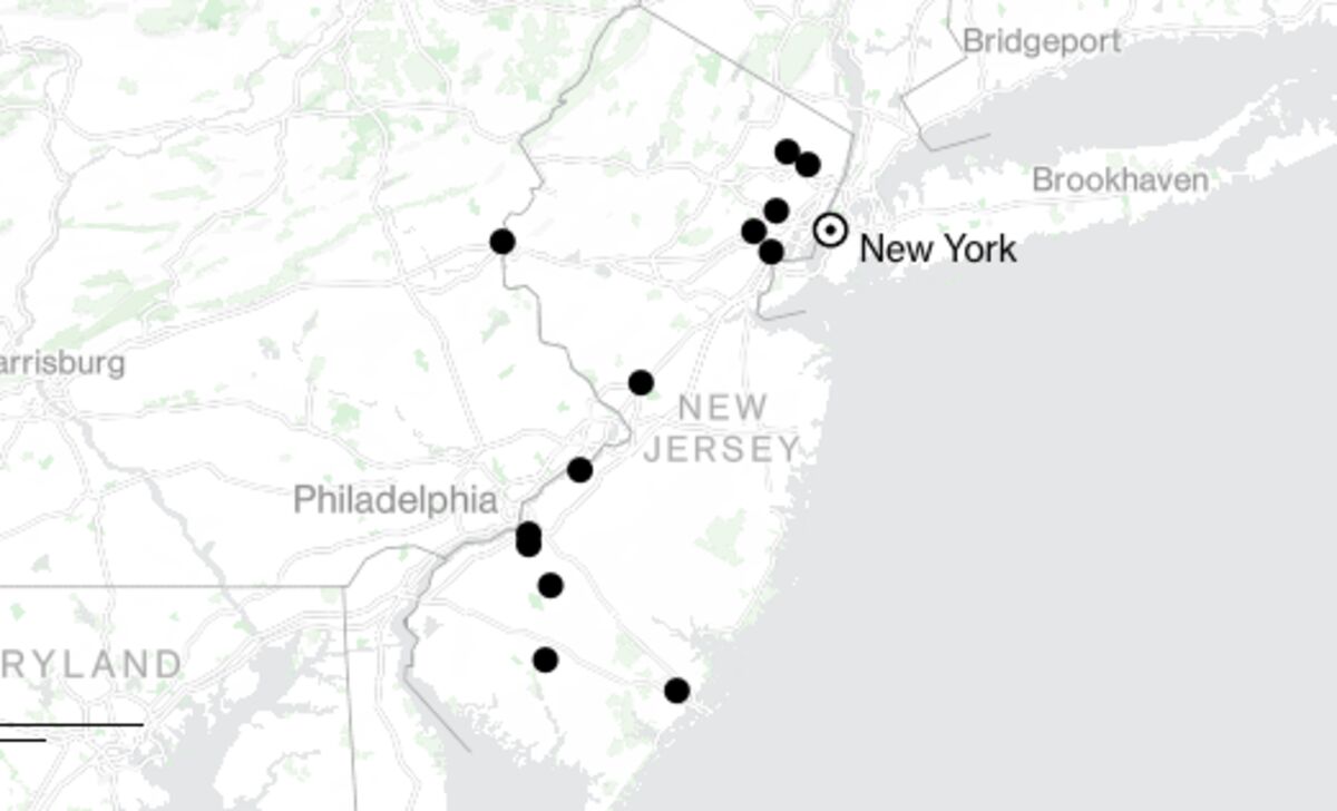 new jersey dispensary map