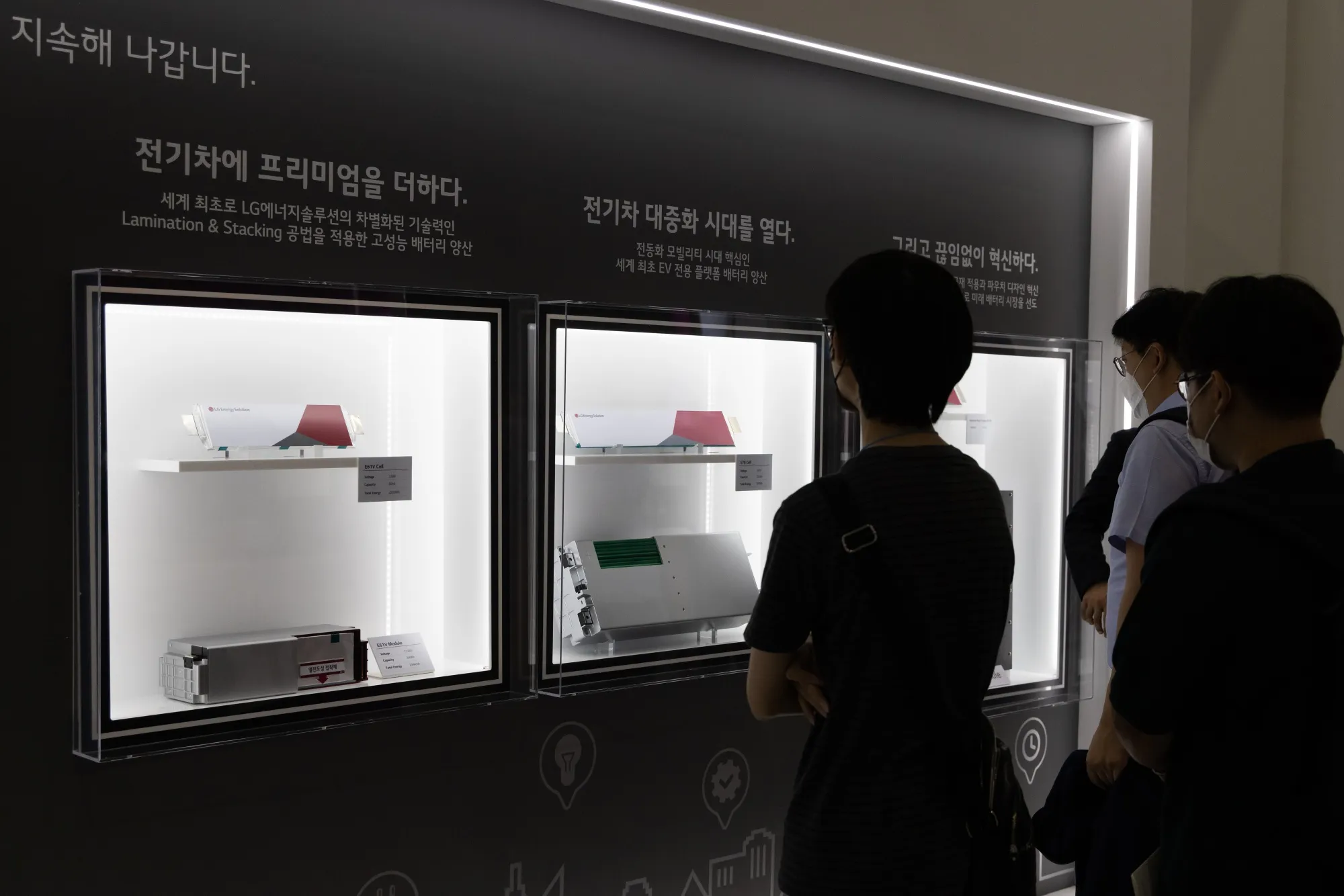 LG Energy Solution Co. battery cells and modules for electric vehicles.