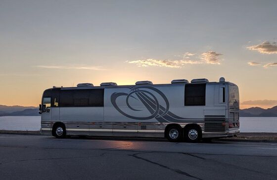 Want a Glam Rock Road Trip? Rent a Concert Tour Bus as Your RV