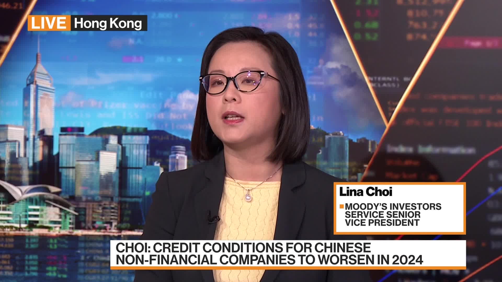 Watch Moody's Choi On China Credit Outlook - Bloomberg