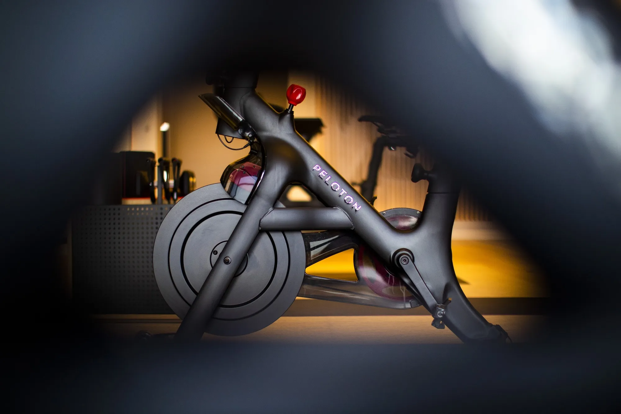 A Peloton showroom in Dedham, Massachusetts.