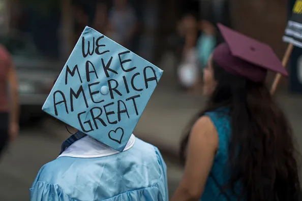 Pro-DACA demonstrators in L.A.
