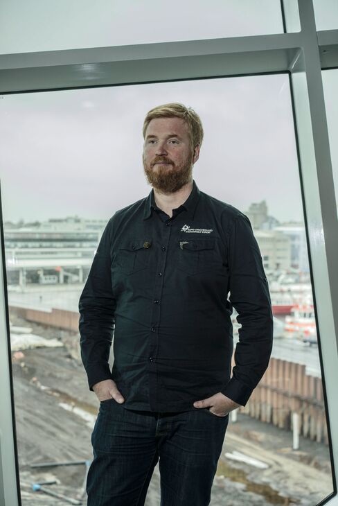 Hilmar Veigar Pétursson, chief executive officer of CCP, creator of Eve Online.