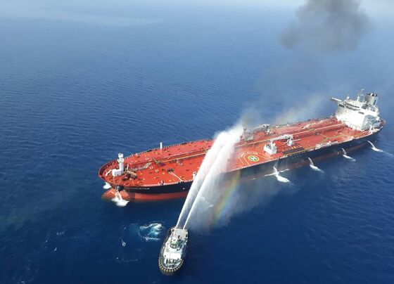As Oil Tankers Burn in Gulf, Investors Focus on Trade War