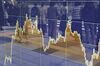 Images of Electronic Stock Boards As Nikkei and Topix Index Edge Up