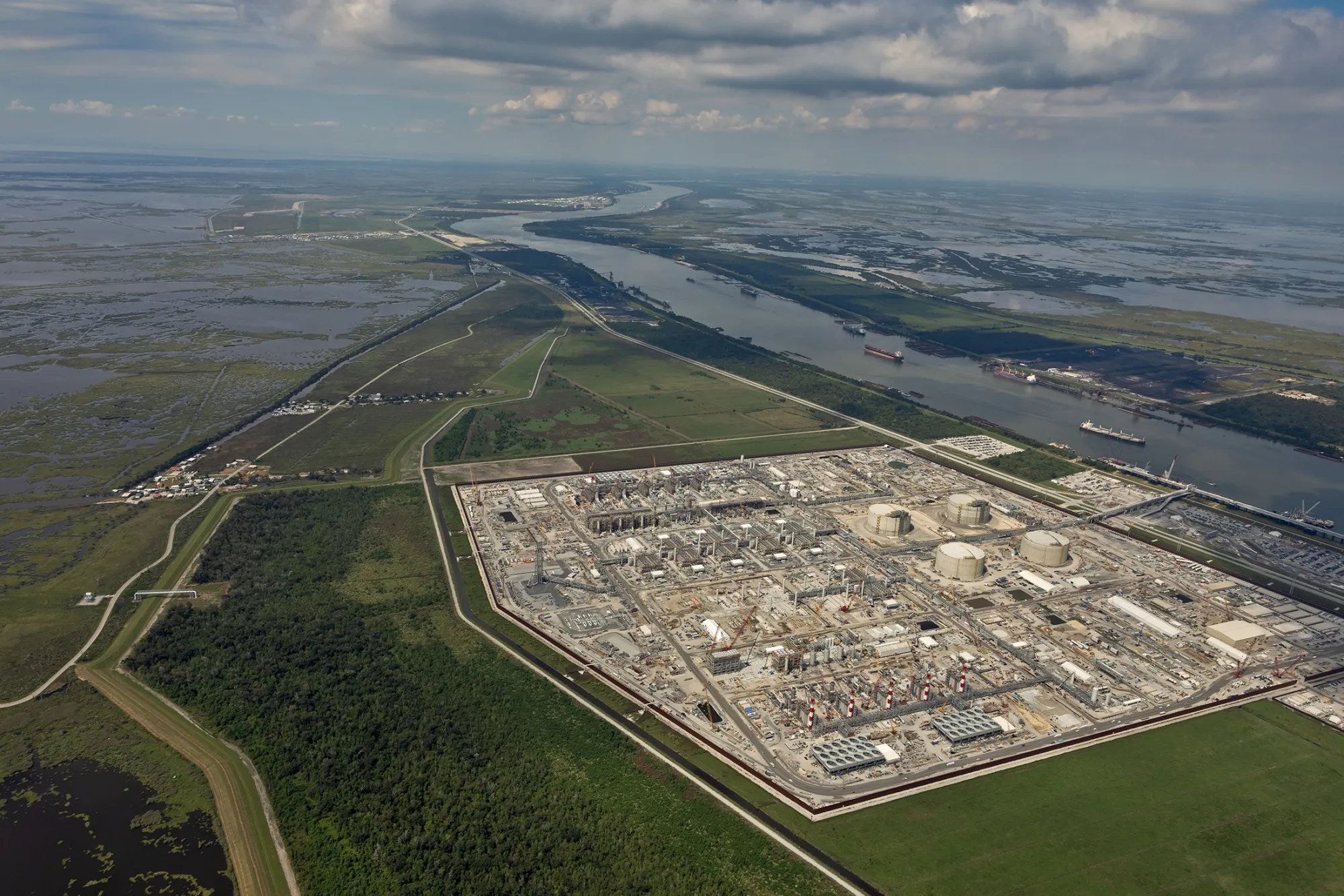 Venture Global Plaquemines LNG export facility