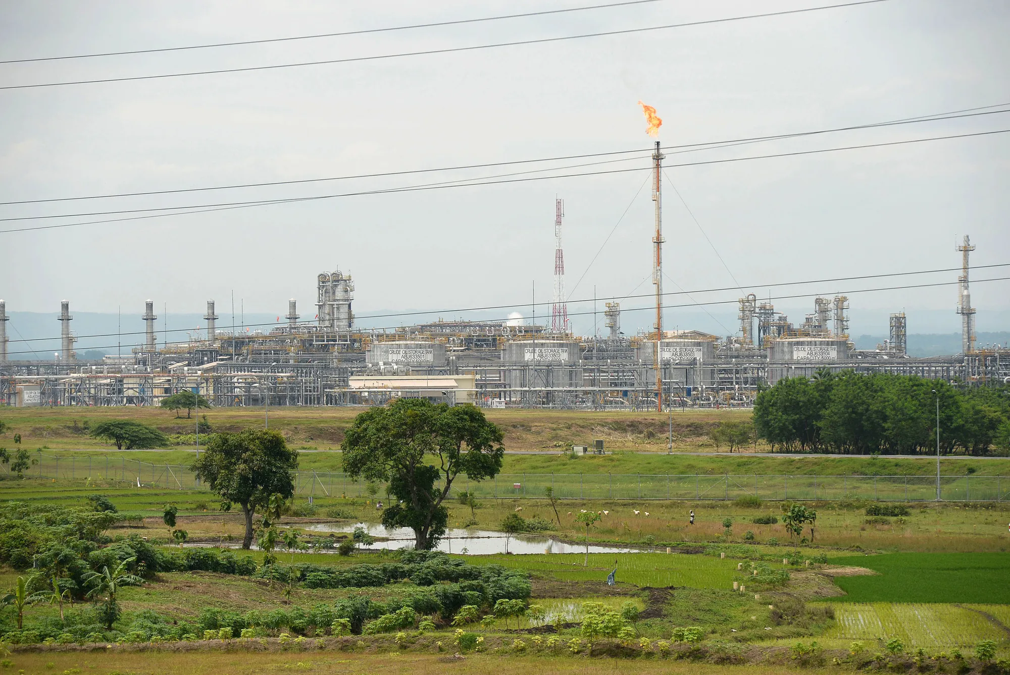Views Of The Exxon Mobil Corp. Banyu Urip Central Processing Facility