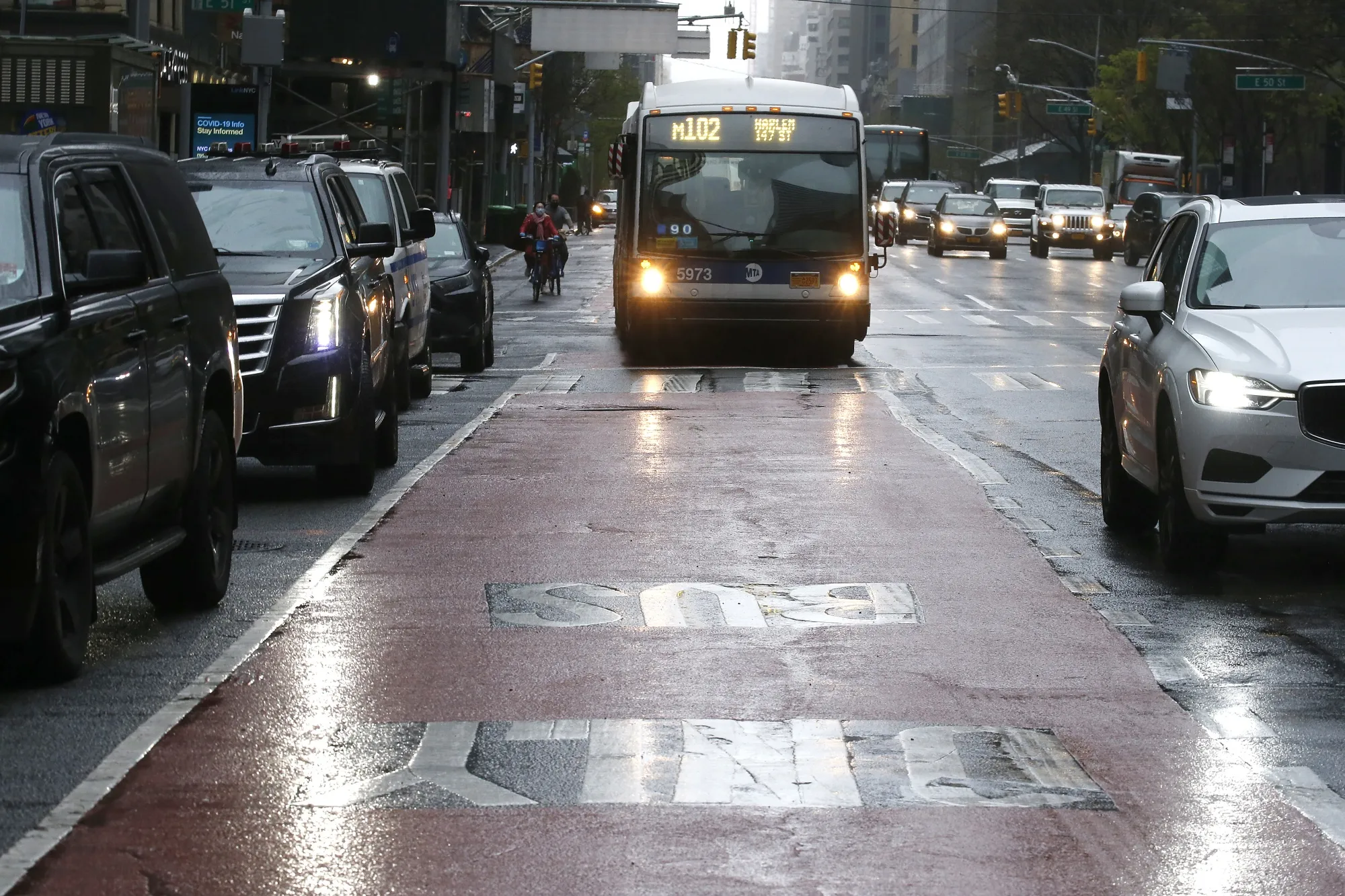 To keep bus lanes clear, a growing number of New York City buses are equipped with automated cameras that can ticket drivers.&nbsp;
