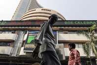 Images Of The BSE As Sensex Pares Biggest Weekly Loss in Four Years