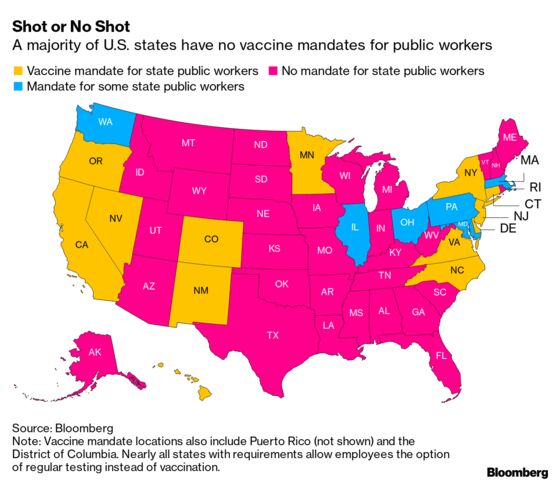 Get Shots or Get Out, U.S. Employers Are Telling Workers