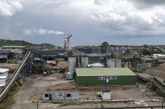 The processing plant at Glencore's copper and cobalt mine.
