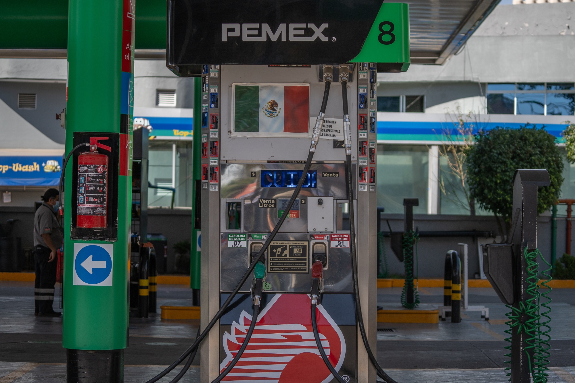 Gas Stations As AMLO Pledges Energy Prices Won't Increase Amid Ukraine Invasion 