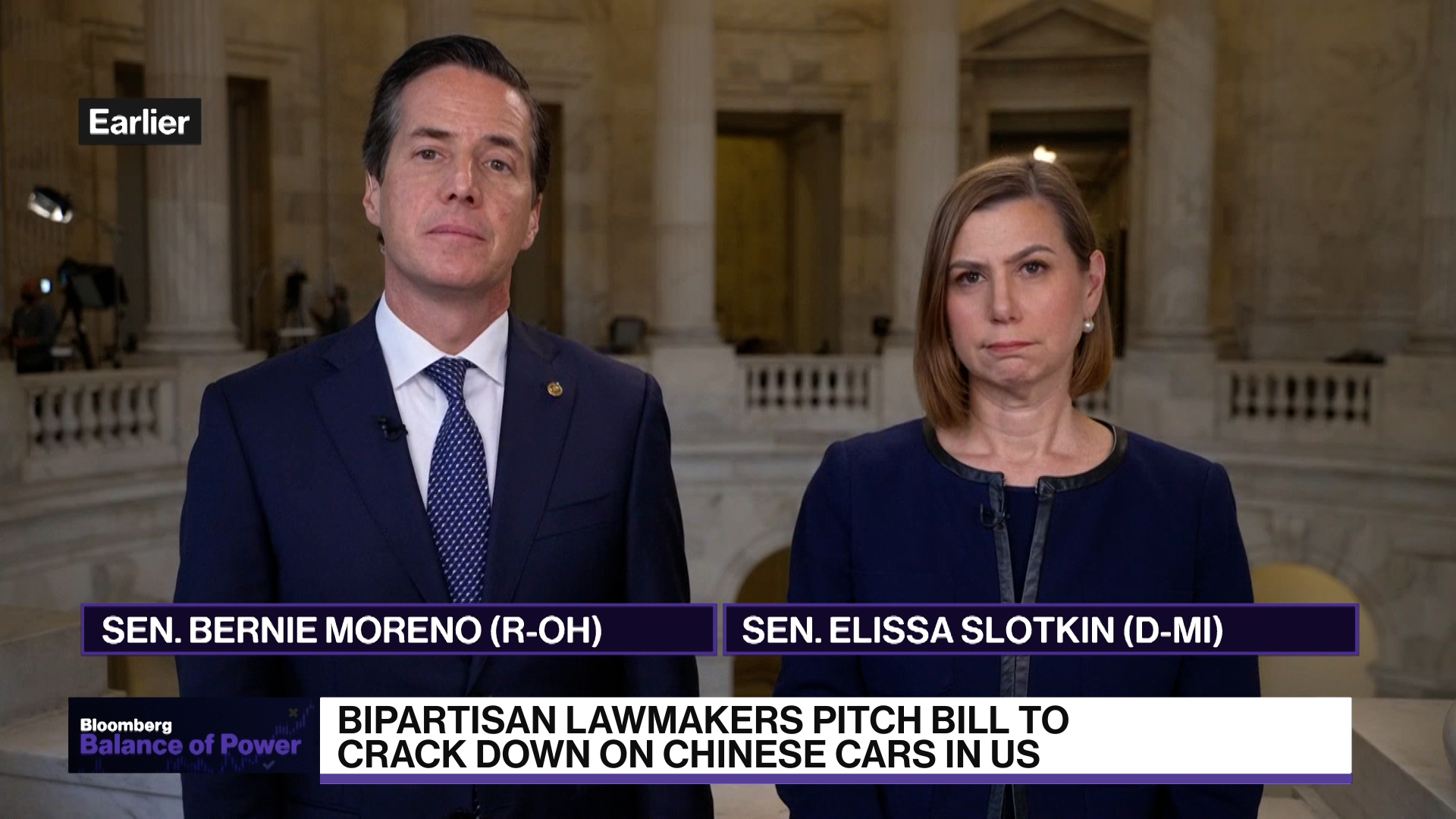 Senators Elissa Slotkin (D-MI) and Bernie Moreno (R-Ohio) discuss their new bill targeting Chinese tech in America’s cars.