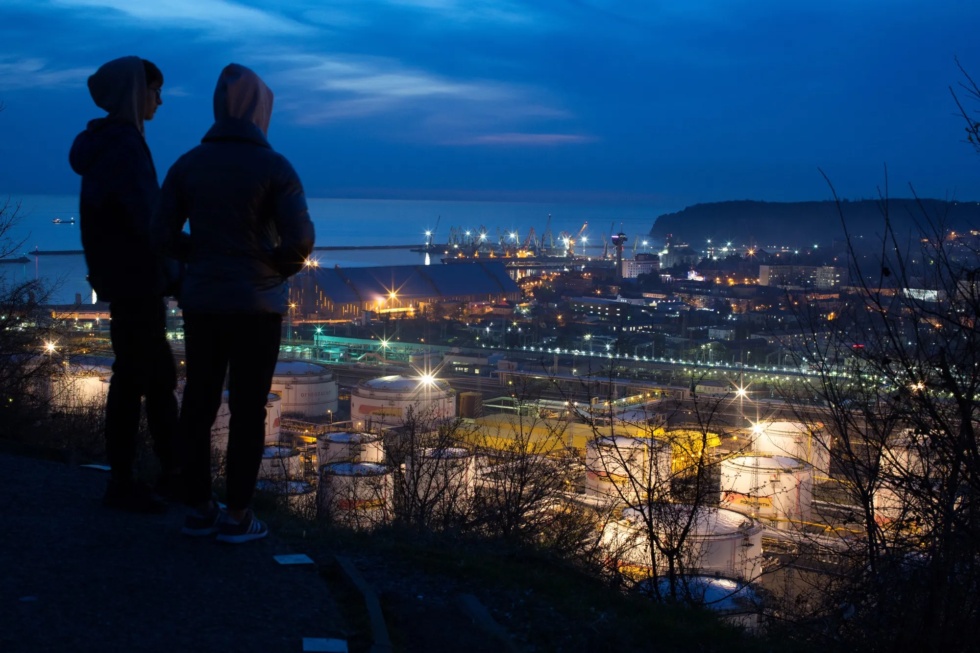 The RN-Tuapsinsky refinery in Tuapse, Russia.