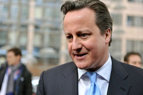 British Prime Minister David Cameron