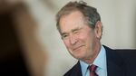 Former President George W. Bush winks on Dec. 3, 2015, during a dedication ceremony at the U.S. Capitol Visitor Center in Washington.
