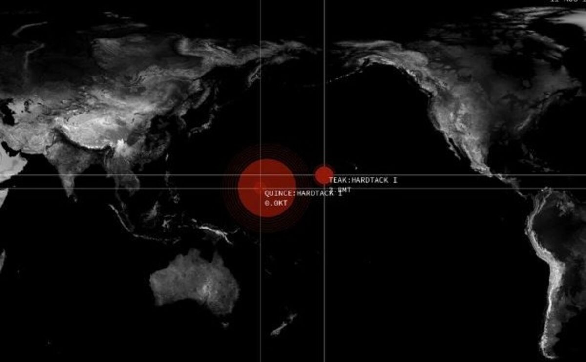 This Grim Animation Shows All of History's Nuclear Explosions - Bloomberg