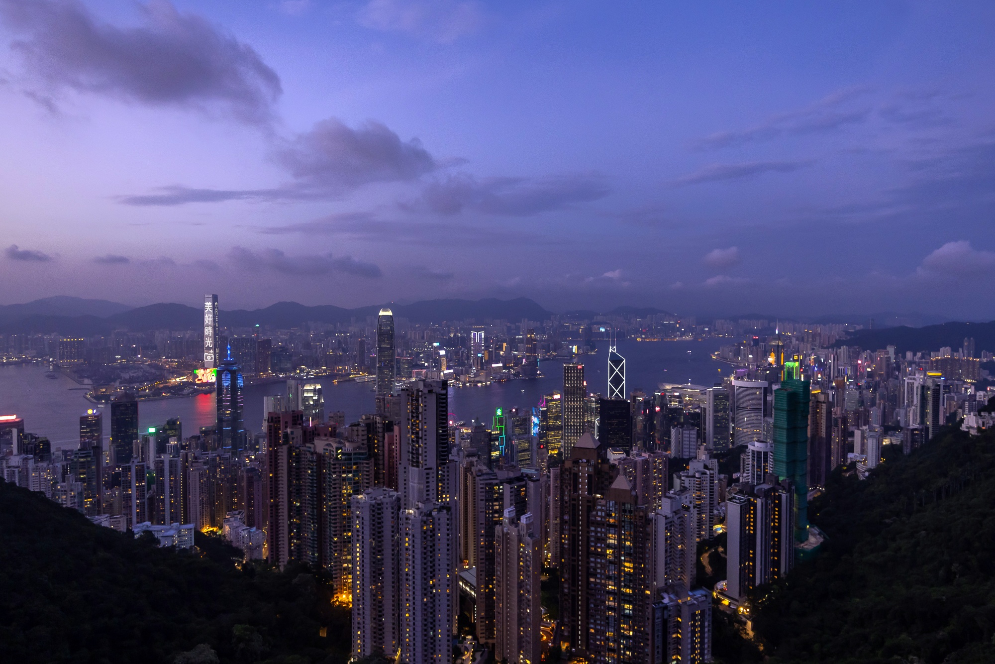 Hong Kong's skyline. Photographer: Paul Yeung/Bloomberg