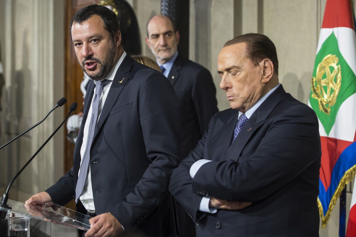 Italy's Salvini Reunites With Berlusconi But Not For Keeps - Bloomberg