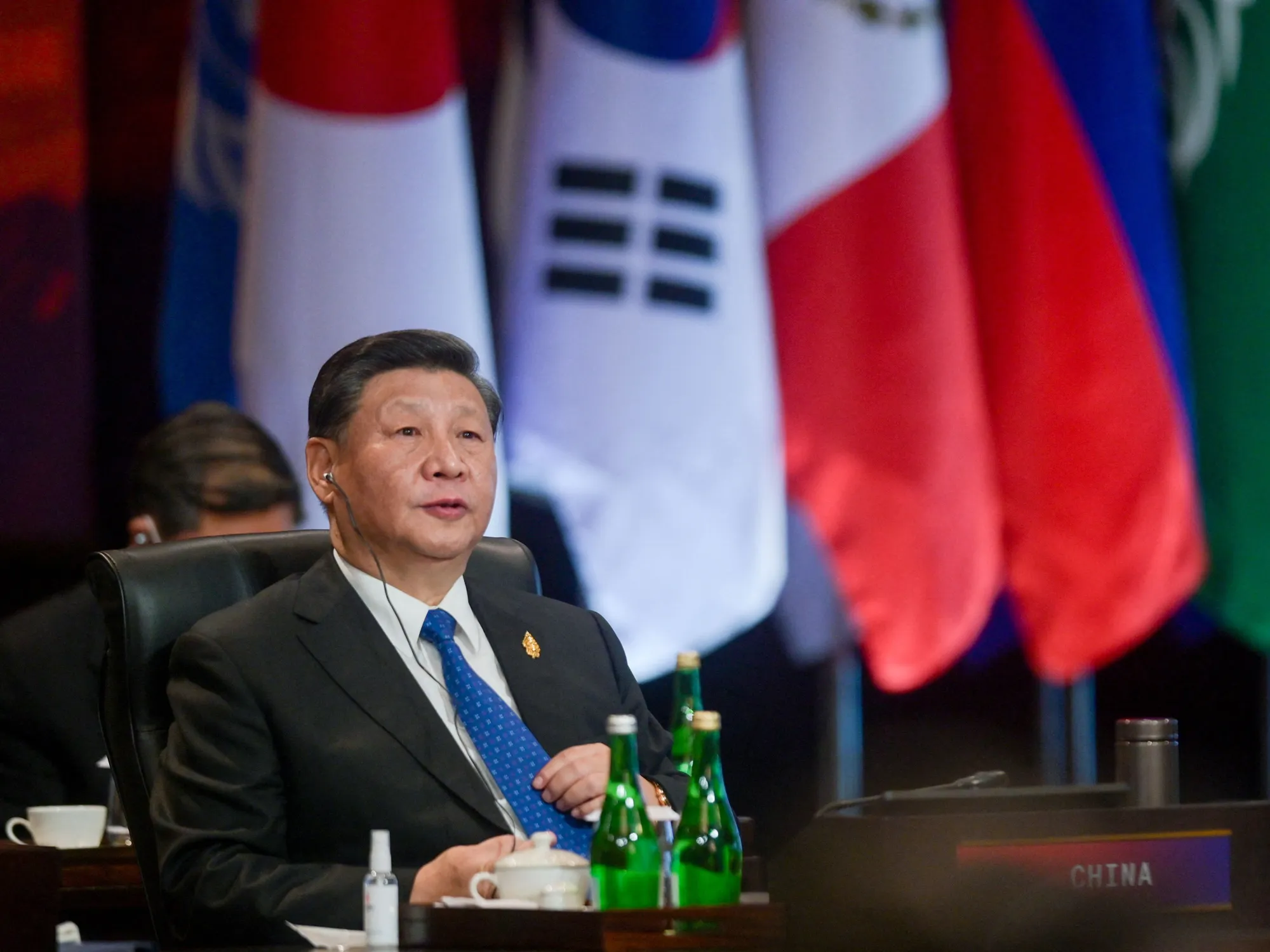 Xi Jinping attends the opening of the G20 Summit in Bali on Nov. 15.