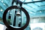 A bell at the National Stock Exchange in Mumbai. Photographer: Abeer Khan/Bloomberg