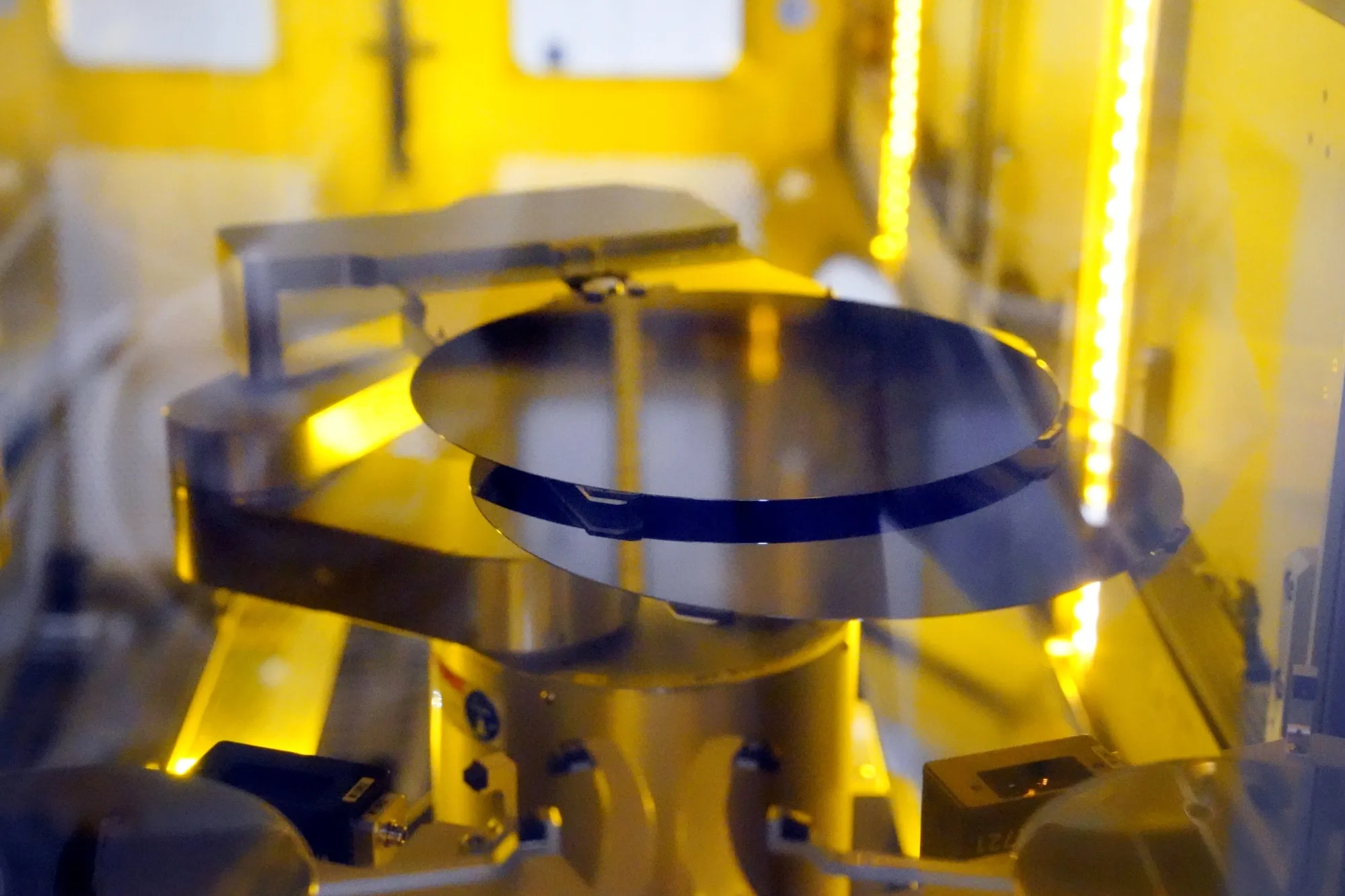 Semiconductor Production At Globalfoundries Inc. Plant