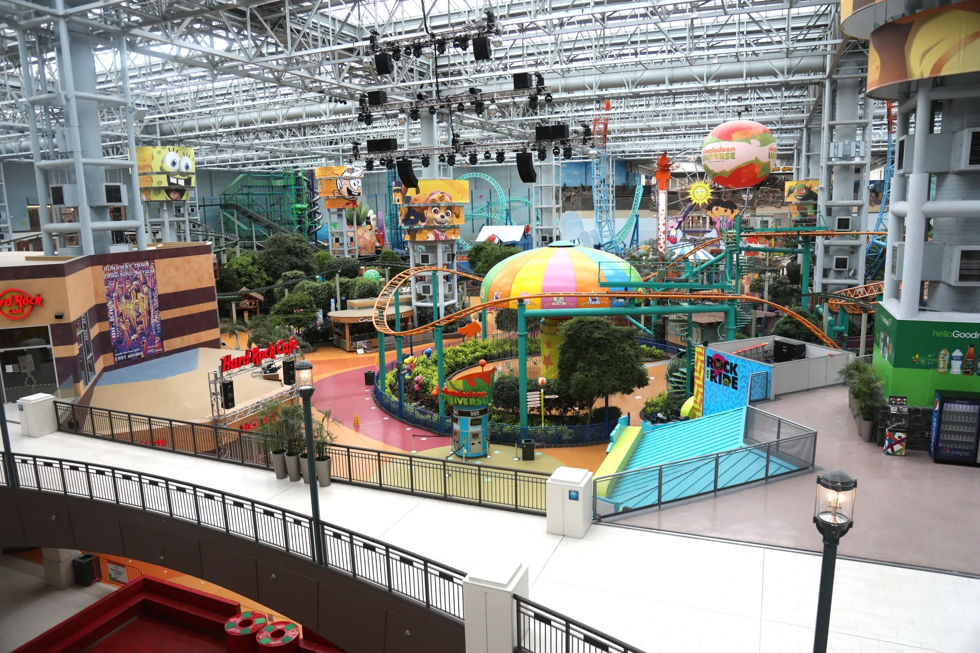 An indoor theme park&nbsp;at the Mall of America
