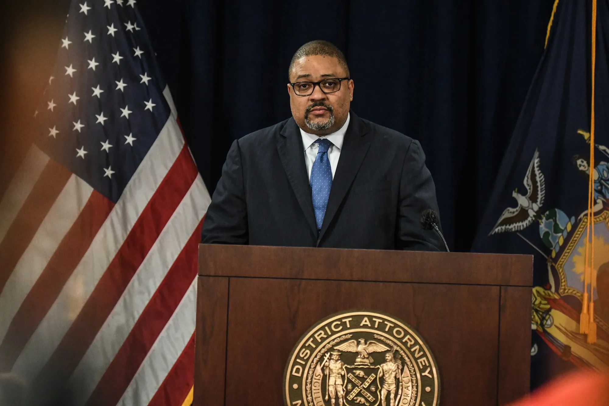 Manhattan District Attorney Alvin Bragg