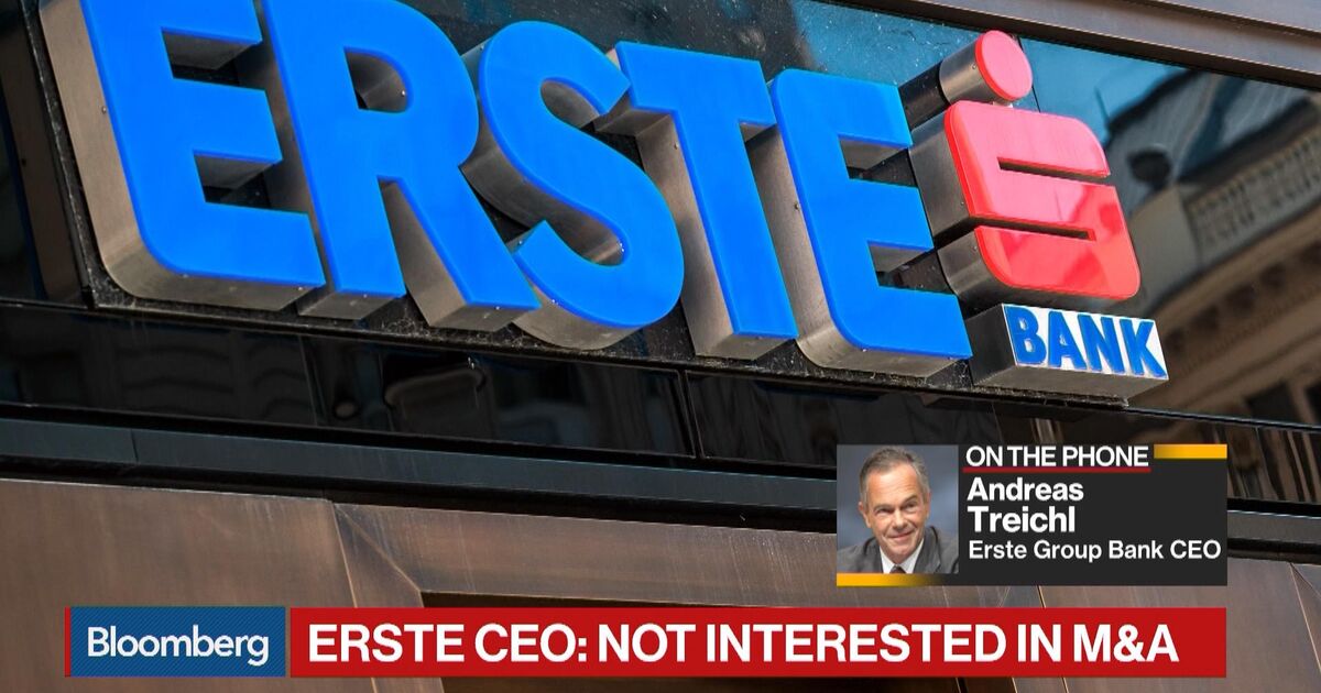 Erste Bank S Ceo Says Not Interested In M A At All Bloomberg