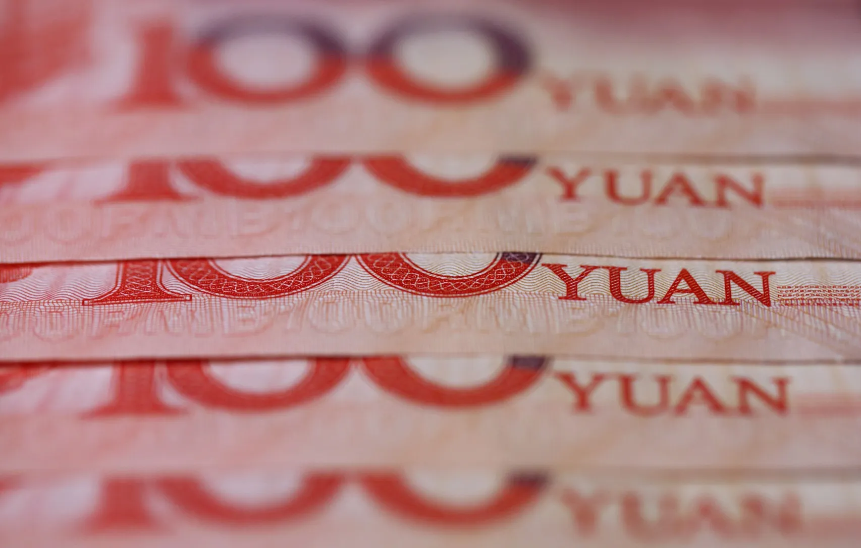 Stocks Boards And Chinese Yuan Banknotes As China Devalues Yuan By Most In Two Decades