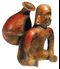 Colima seated figure with bowl, ca. 100 B.C.-250 A.D. Sold for $7,500 in 2013.