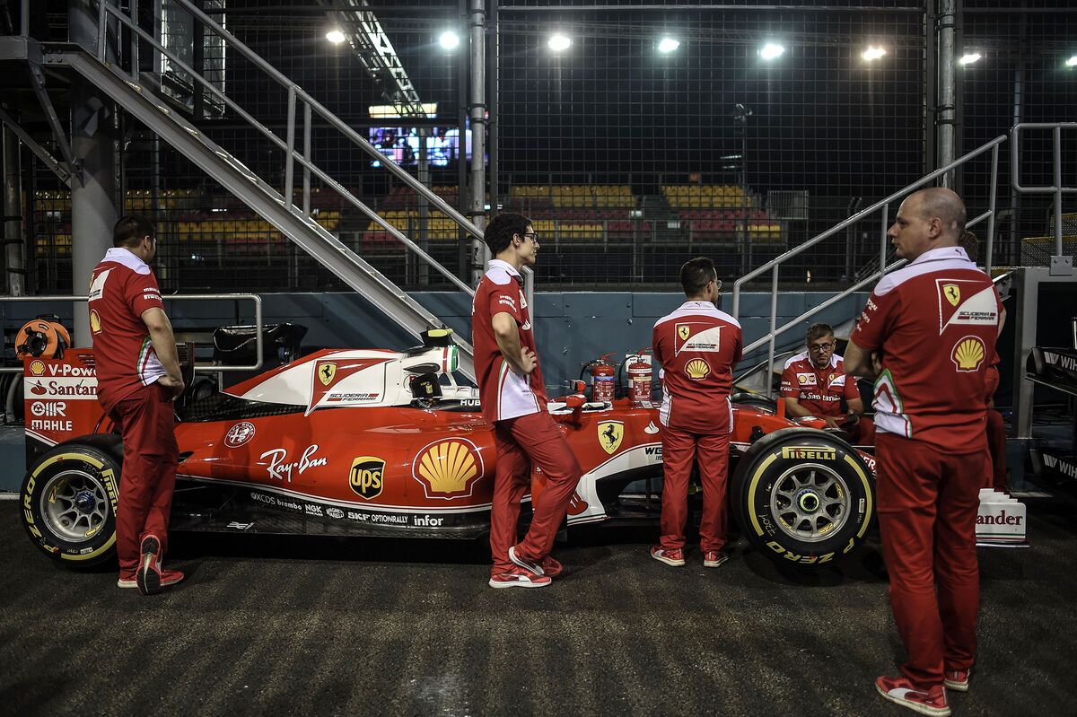 Ferrari Takes Singapore
